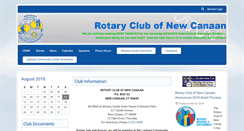 Desktop Screenshot of newcanaanrotary.org