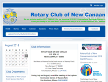Tablet Screenshot of newcanaanrotary.org